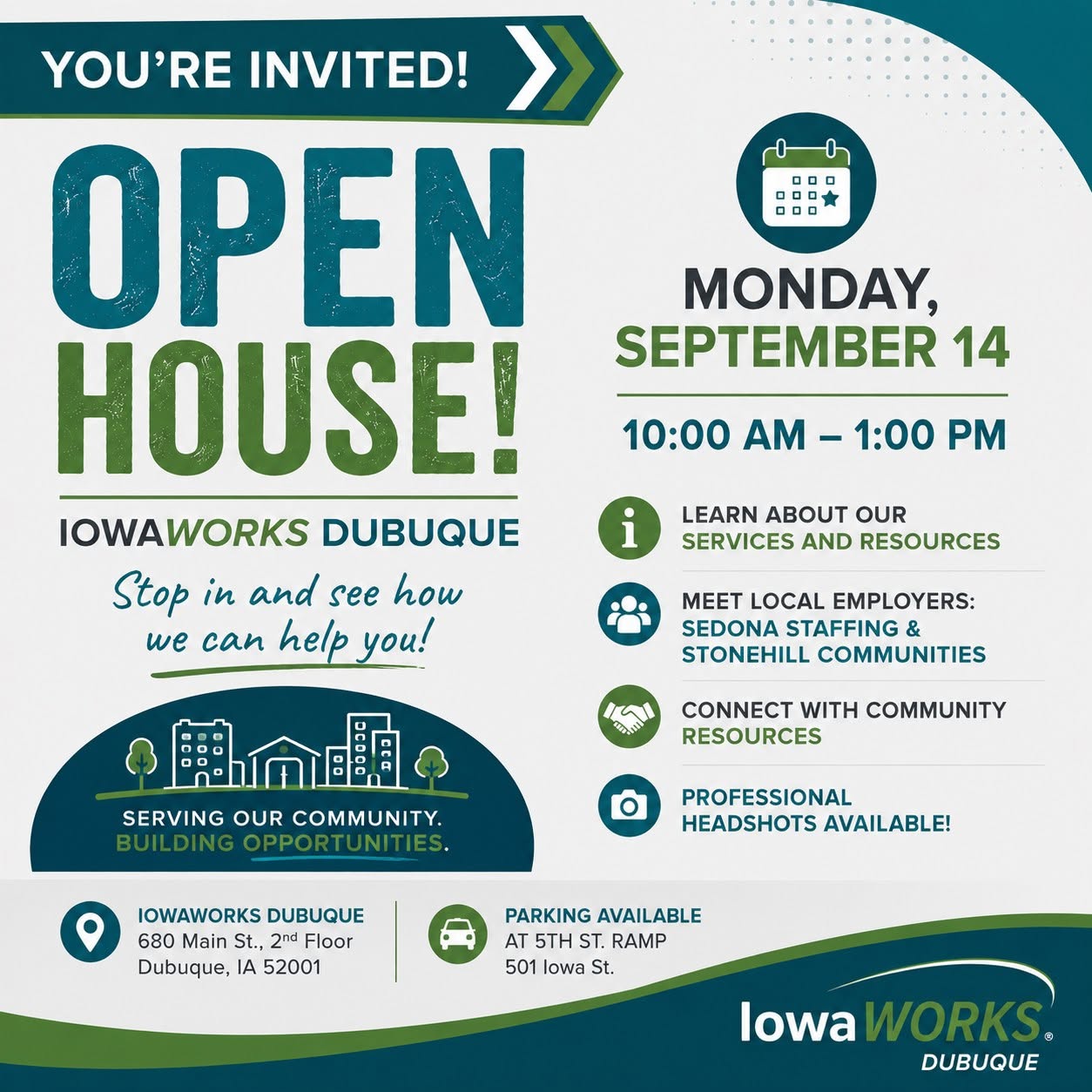 IowaWORKS Dubuque Open House